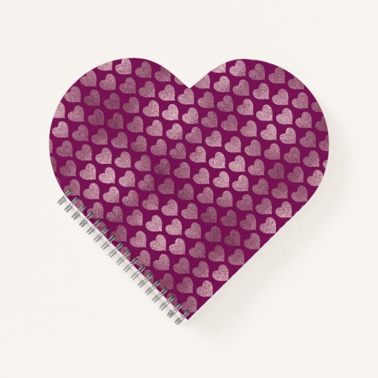Heet glitter Pattern Notitieboek (Voorkant)