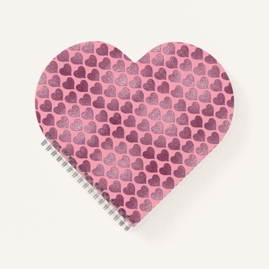 Heet glitter Pattern Notitieboek (Voorkant)