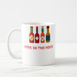 Heet Grappig Foodie Pittige Hete Chilipeper Saus Koffiemok