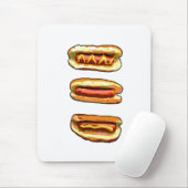 Heet-hondenmousepad Muismat (Met muis)