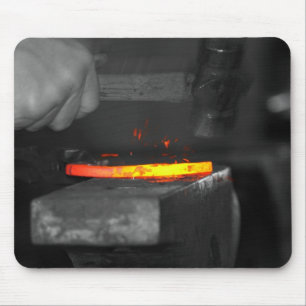 Heet ijzer muismat