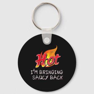 Heet Ik ben Extra Spicy Heet Pakket Taco Saus Groe Sleutelhanger