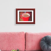 Heet Java Tijd Uitgerekt Canvas Print (Insitu (Woonkamer))