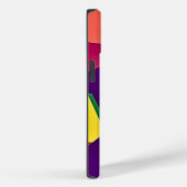 Heet Jazz w/Gepersonaliseerd Monogram iPhone Case (Achterkant / Rechts)