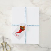 Heet Kawaii Peper Diva Bewerkbare Tekst Cadeaulabel (Met Touw)