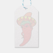Heet Kawaii Peper Diva Bewerkbare Tekst Cadeaulabel (Achterkant)