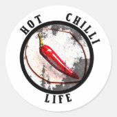 Heet kinderleven ronde sticker (Voorkant)