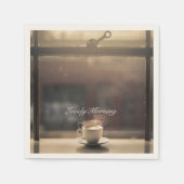 Heet koffiepapier, luiers servet (Voorkant)