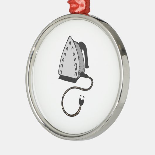 Heet Koolwasijzer Metalen Ornament (Links)