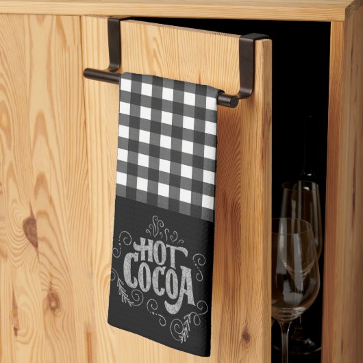 Heet kurkbord van cacaobar theedoek (Derde Gevouwen)