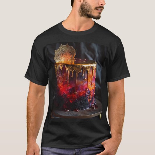 Heet lava Cake. T-shirt (Voorkant)