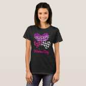 Heet leopard Pset Love Happy Valentines Day for T-shirt (Voorkant volledig)