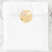 Heet luchtballon Kinderen van afgelopen dag Thanky Ronde Sticker (Tas)