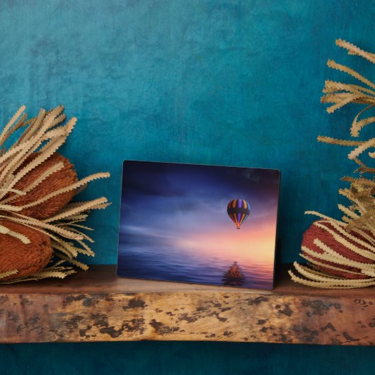 Heet luchtballon Kunstdeklaag Fotoplaat (Zijkant)