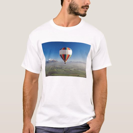 Heet-luchtballon, nabij Methven, Canterbury 3 T-shirt (Voorkant)