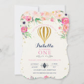 Heet luchtballon - uitnodiging (Voorkant)