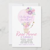 Heet luchtballon - uitnodiging (Voorkant)