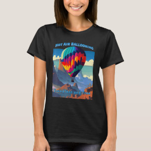 Heet luchtballon, zonder grenzen, Sky Balloing T-shirt
