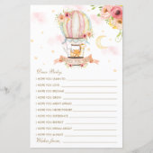 Heet-luchtballondieren — Schoorstenen voor Baby (Voorkant)