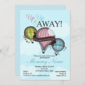 Heet-luchtballondoucheruimte Kaart (Voorkant / Achterkant)