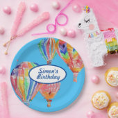 Heet luchtballonvaarders — Jongerenkinderen, Bord  (Feest)