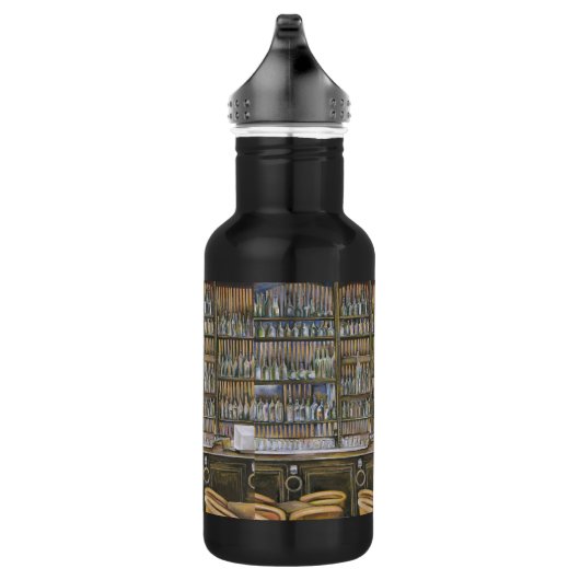 Heet, maar niet bewegend waterfles (Rechts)