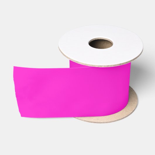 Heet magenta effen kleur lint (Spoel)