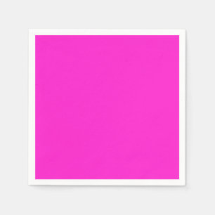 Heet Magenta Effen Kleur Servet