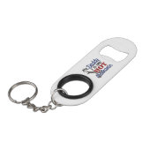 Heet Meester Gezagvoerder Mini Flessenopener (Voorkant Gekanteld)