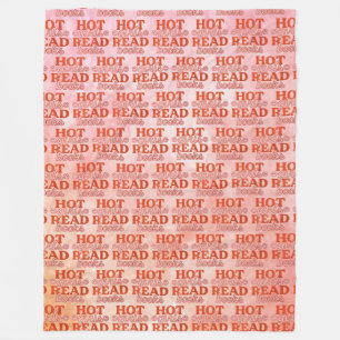 Heet Meisje Leest Boeken Fleece Deken