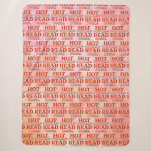 Heet meisje leest boeken sherpa deken