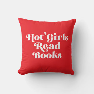 Heet Meisjes Lees Boeken Kussen