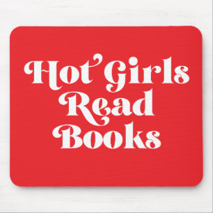 Heet Meisjes Lees Boeken Muismat