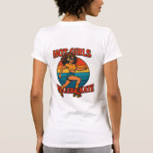 Heet Meisjes Roller Skate Shirt (Achterkant)