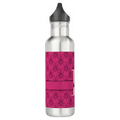 Heet Monogram en noem Aangepaste waterfles (Links)