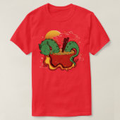 Heet Noodle Kawaii Dragon door Tobe Fonseca T-shirt (Design voorkant)