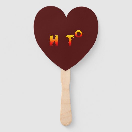 Heet | Opwarming van de aarde Handwaaier (Achterkant)