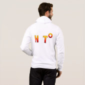 Heet | Opwarming van de aarde Hoodie (Achterkant volledig)