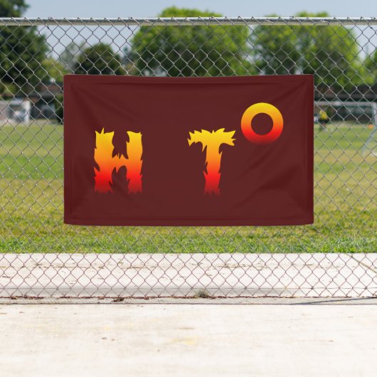 Heet | Opwarming van de aarde Spandoek (Insitu)