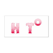 Heet | Opwarming van de aarde Zelfinktende Stempel (Design)