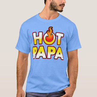 Heet Papa Cool Beste Papa Gift Voor Vaders T-shirt