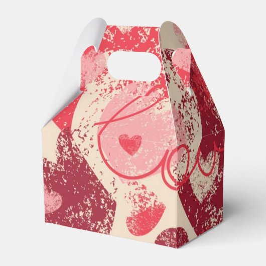 Heet patroon bedankdoosjes (Voorkant Zijde)
