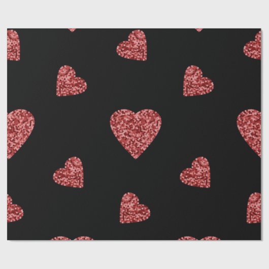 Heet patroon cadeaupapier (Vlak)