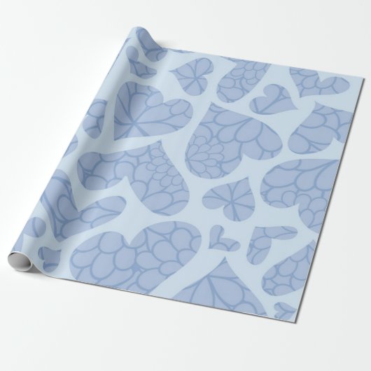 Heet patroon cadeaupapier (Uitgerold)