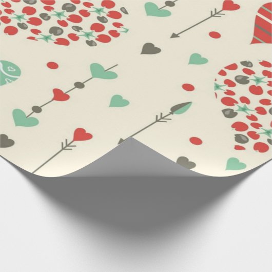 Heet patroon cadeaupapier (Hoek)