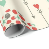 Heet patroon cadeaupapier (Rol Hoek)