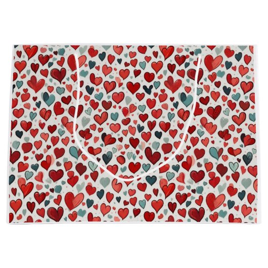 Heet patroon groot cadeauzakje (Voorkant)