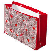 Heet patroon groot cadeauzakje (Voorkant Gekanteld)