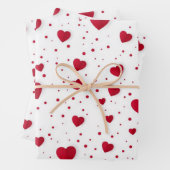 Heet patroon inpakpapier vel (In situ)