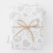 Heet patroon inpakpapier vel (In situ)